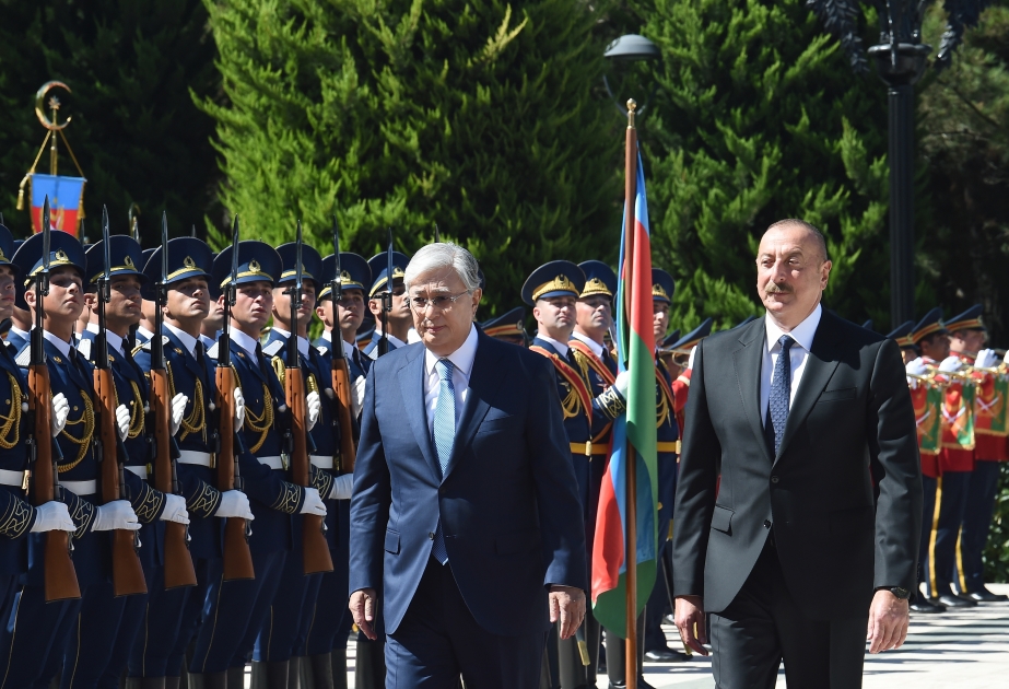 Official welcome ceremony was held for President of Kazakhstan Kassym-Jomart Tokayev VIDEO