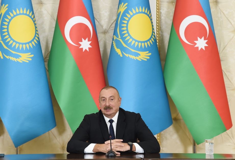 Prezident İlham Əliyev: Uşaqların Yaradıcılığının İnkişafı Mərkəzi həm də Qazaxıstan-Azərbaycan dostluğu mərkəzi olacaq