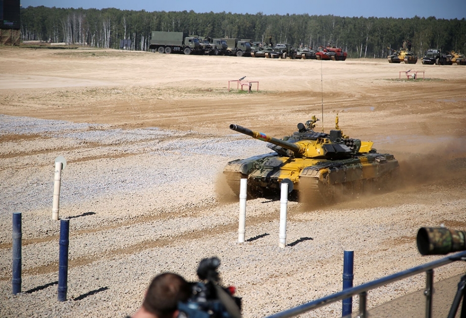 “Tank biatlonu” müsabiqəsinin yarımfinal mərhələsi keçirilib