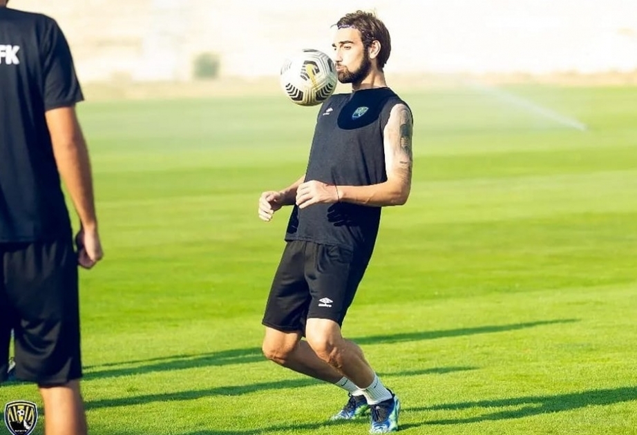 “Kəpəz”in zədəli futbolçularından Mixeil Erqemlidze məşqlərə başlayıb