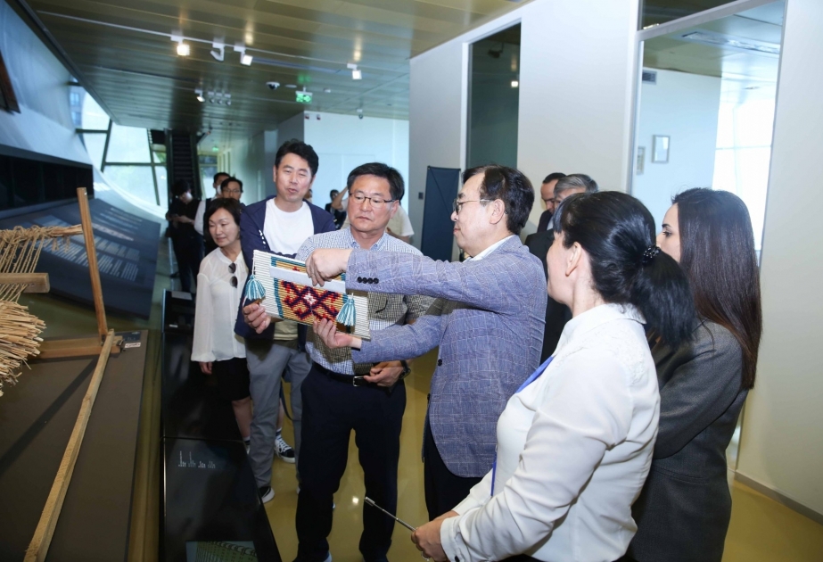 Special Representative of President of Republic of Korea visits Azerbaijan National Carpet Museum