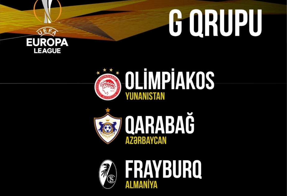 UEFA Avropa Liqası: “Qarabağ” klubunun qrup mərhələsindəki rəqibləri müəyyənləşib VİDEO