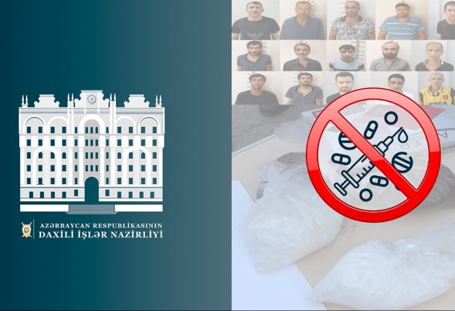 Ramana qəsəbəsində ötən gecə keçirilmiş əməliyyatlar zamanı narkotik vasitələrin satışı ilə məşğul olan doqquz nəfər tutulub VİDEO