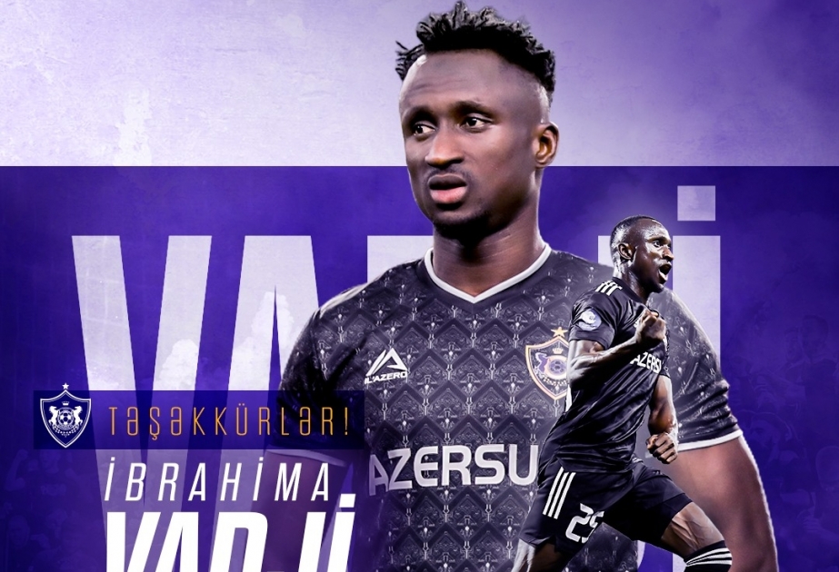 “Qarabağ” klubu İbrahima Vadjiyə göstərdiyi xidmətlərə görə təşəkkür edib