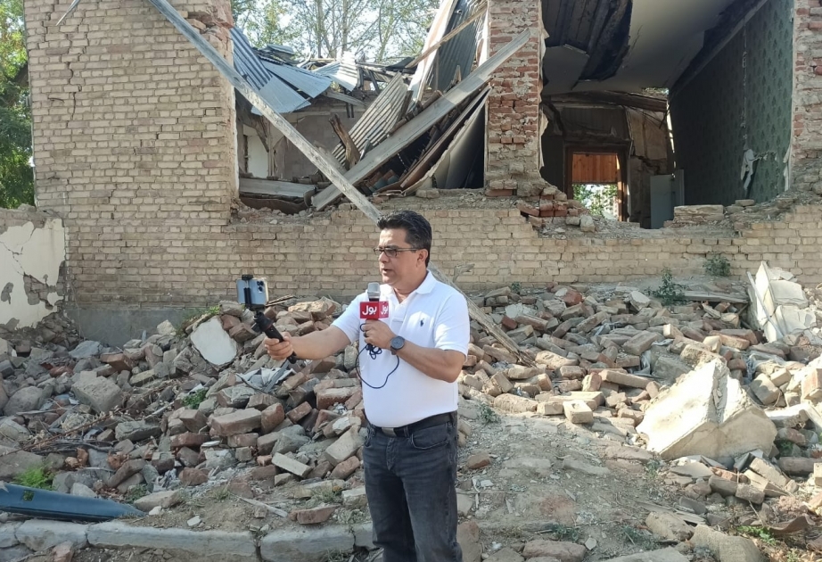 Los medios de comunicación extranjeros acreditados por la ONU conmemoran a las víctimas del terrorismo armenio en Ganja