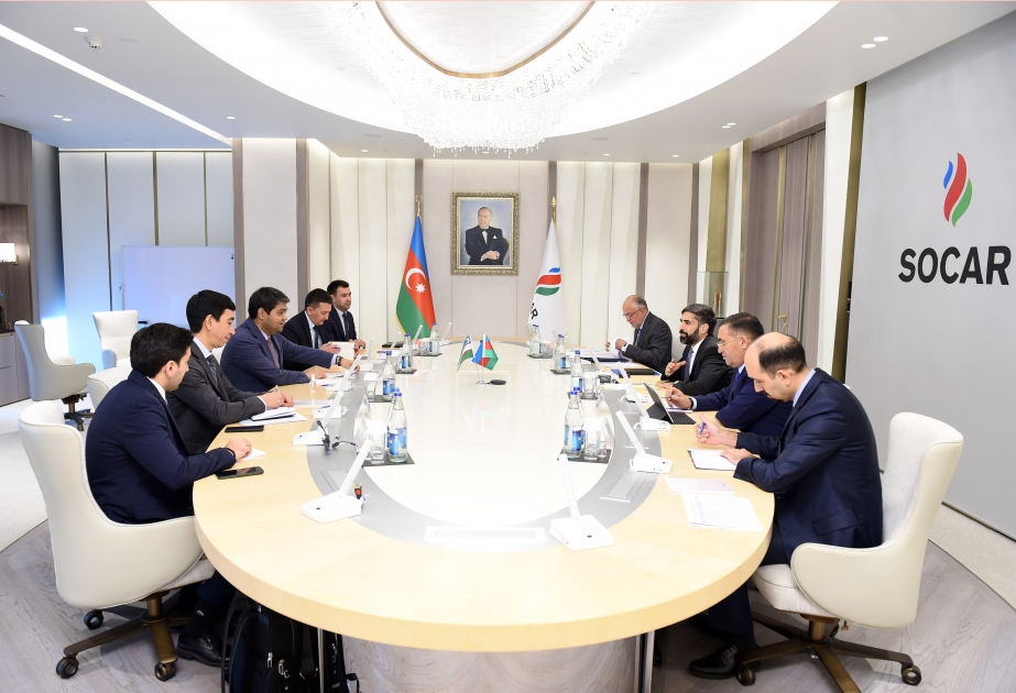 SOCAR-ın prezidenti Özbəkistanın energetika nazirinin birinci müavini ilə görüşüb