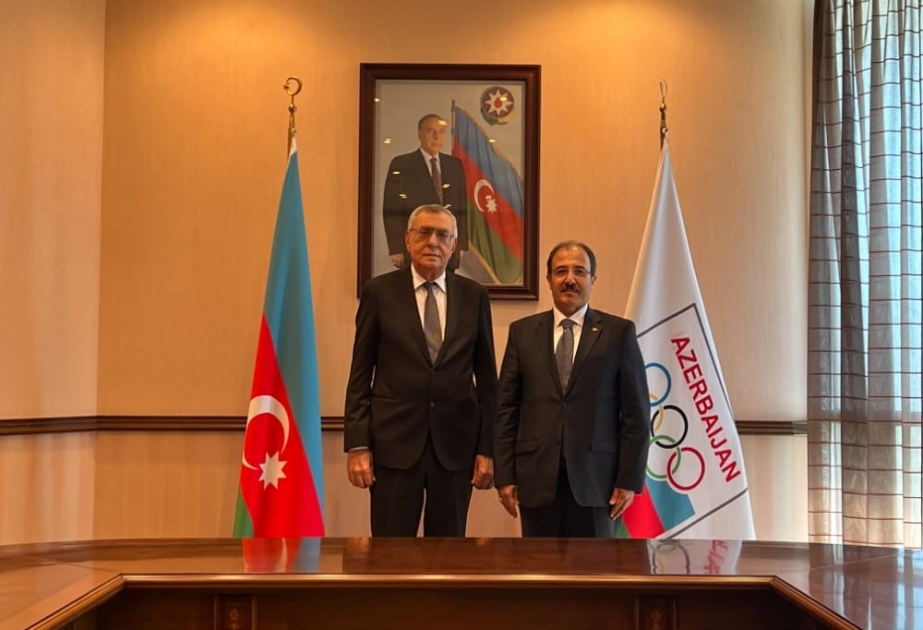 Azərbaycan Milli Olimpiya Komitəsinin vitse-prezidenti Türkiyənin Azərbaycandakı səfiri ilə görüşüb