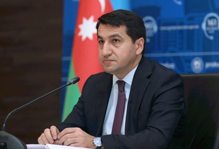 Hikmət Hacıyev: Biz Avropa İttifaqı Şurasının Prezidentinin rolunu yüksək qiymətləndiririk