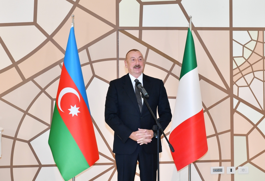 Azərbaycan Prezidenti: Bizim İtaliya ilə çox güclü siyasi-iqtisadi əlaqələrimiz mövcuddur