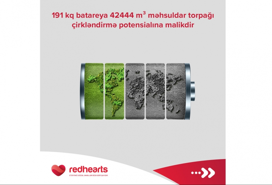 ®  Red Hearts собрал около 200 кг использованных батареек