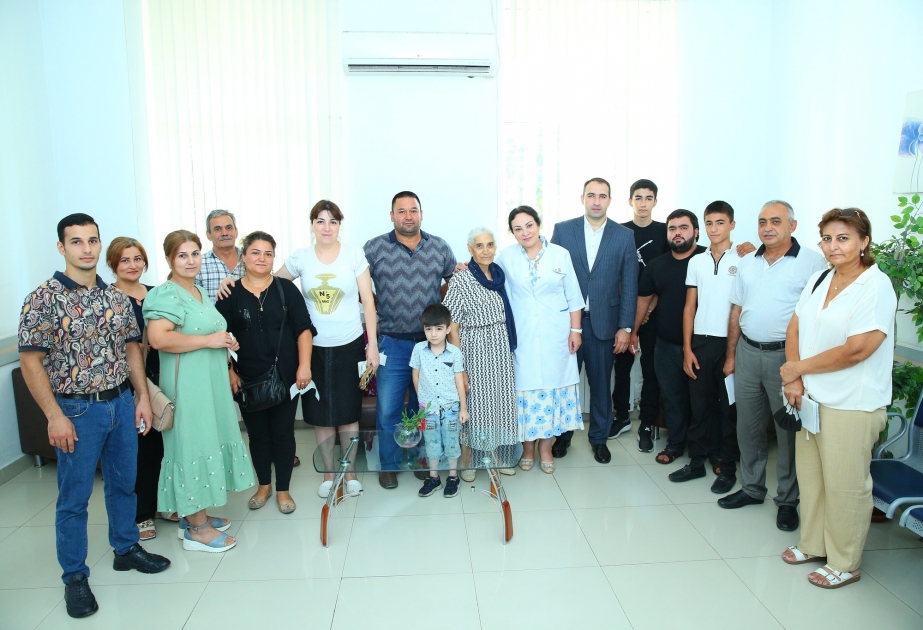 TƏBİB Ağalı kəndinə növbəti mərhələdə köçürülən ailələrin tibbi müayinələrinə başlayıb