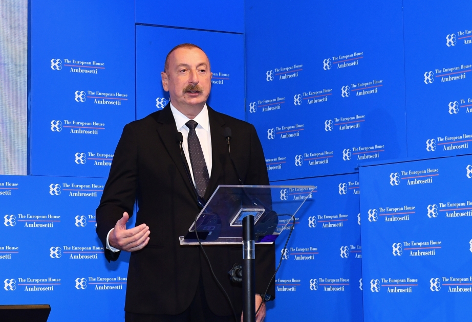 Azərbaycan Prezidenti: Ölkəmiz on ildən çoxdur ki, qonşu dövlətlər üçün etibarlı qaz ixracatçısına çevrilib