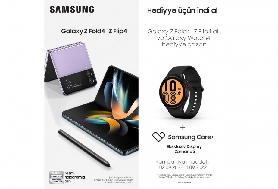 ®  “Samsung”un yeni devaysları üçün satışlar başladı: sentyabrın 9-na qədər hədiyyələr ilə