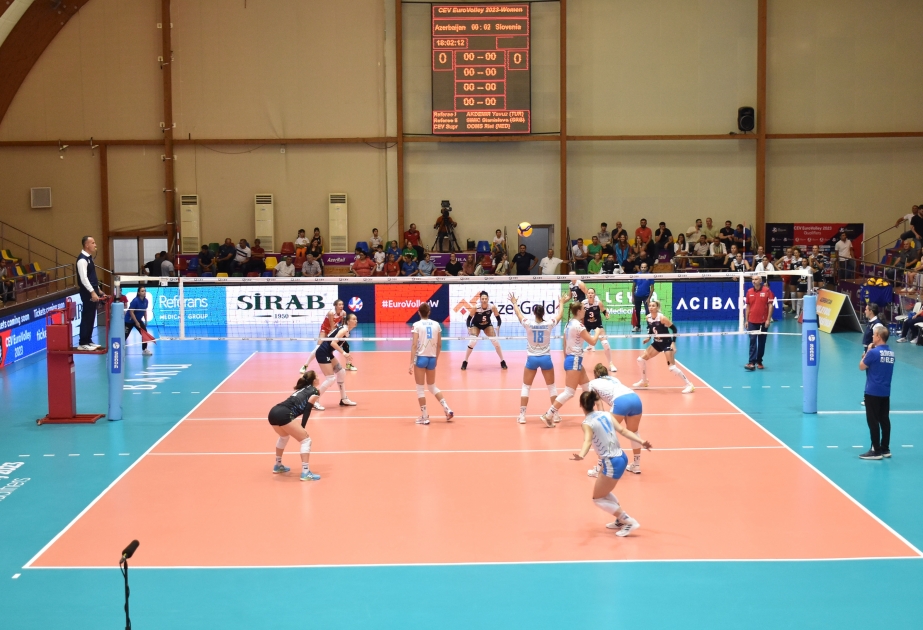 Voleybolçularımız Avropa çempionatının təsnifat mərhələsində növbəti oyununu keçiriblər
