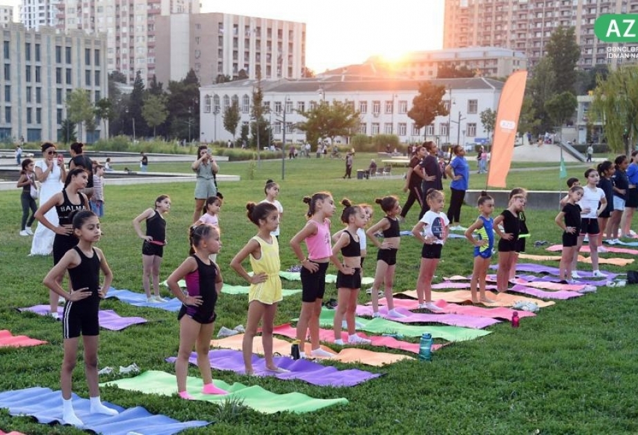Bakıda “Gimnastika hamı üçün” məşğələləri təşkil olunub