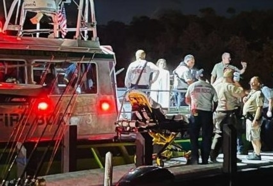 Florida-Kis arxipelaqında katerin qəzaya uğraması nəticəsində 1 nəfər ölüb, 12 nəfər xəsarət alıb VİDEO