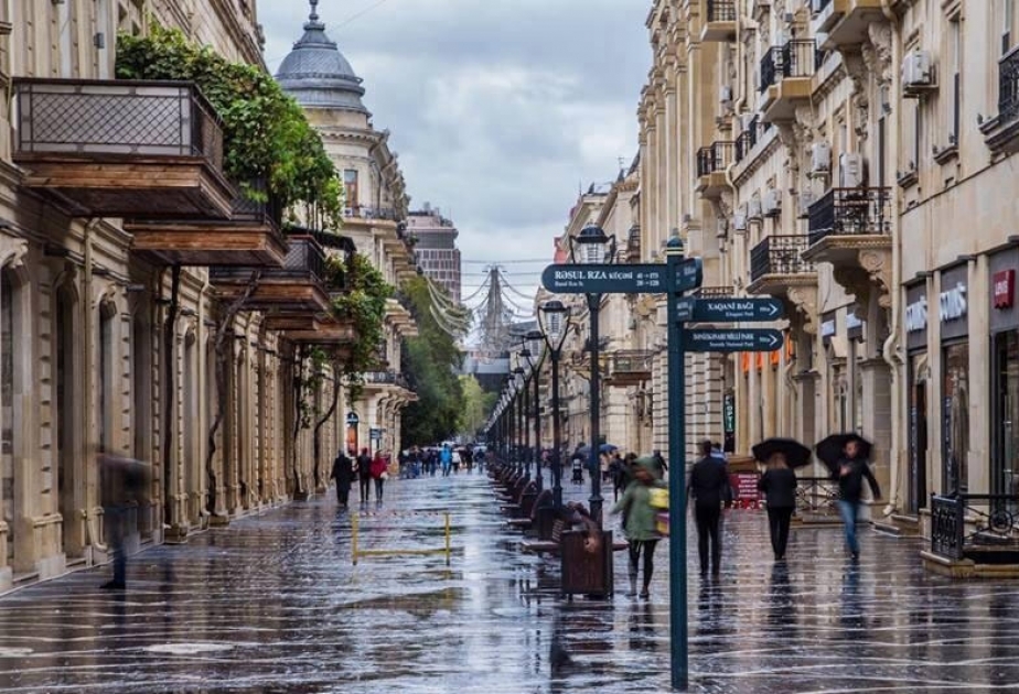 В некоторых местах Баку и Абшеронского полуострова ожидаются переменные дожди