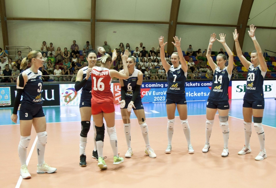 Qadın voleybolçulardan ibarət Azərbaycan millisi Sloveniya yığmasına uduzub