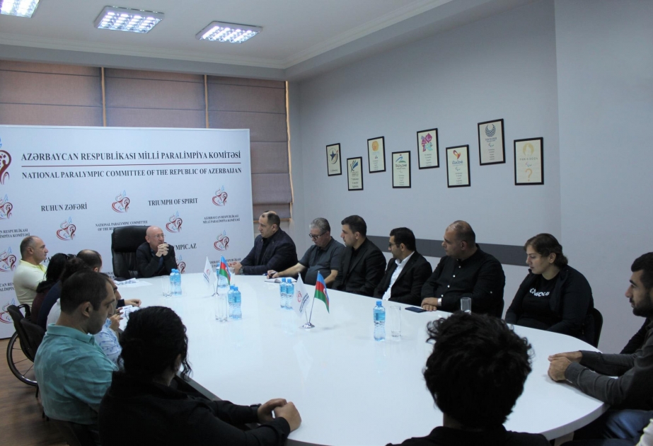 Paracüdo üzrə Avropa çempionatında iştirak etmiş milli komandamızın üzvləri ilə görüş olub
