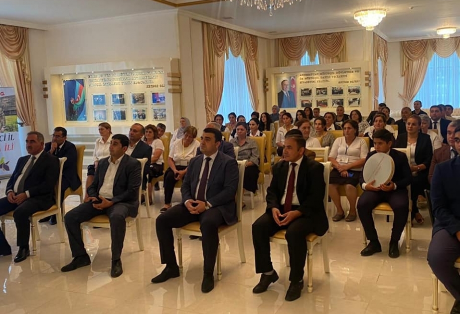 Goranboyda Nizami Gəncəvinin 881 illiyinə və “Şuşa İli”nə həsr olunan tədbir keçirilib