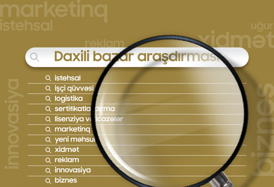 Sahibkarlar üçün 44 daxili bazar araşdırması aparılıb