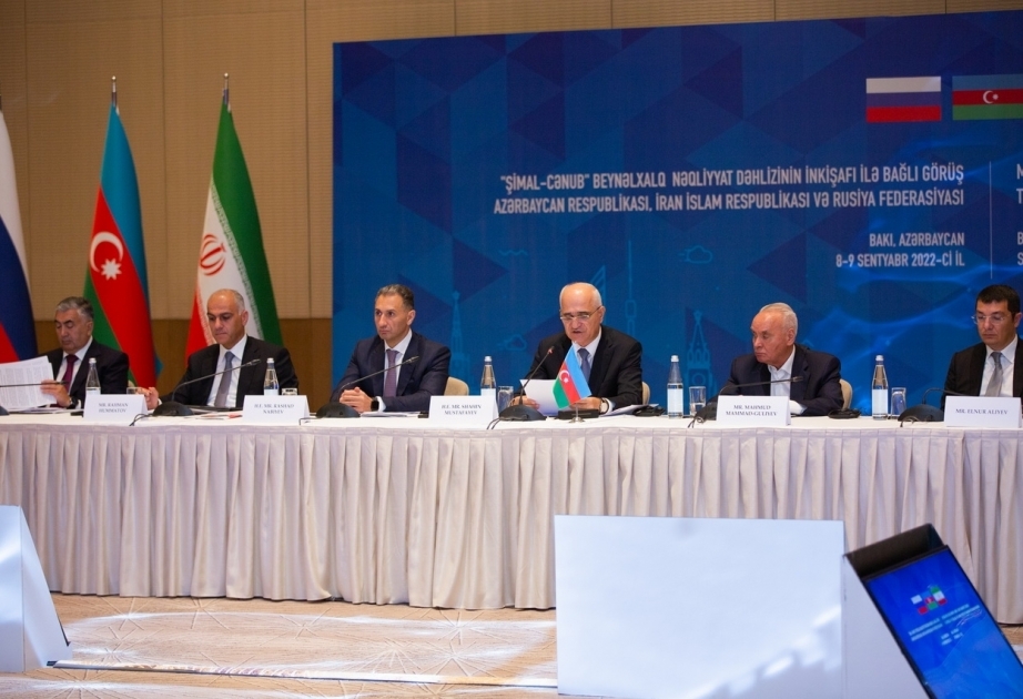 Bakú acoge la primera reunión trilateral entre Azerbaiyán, Irán y Rusia sobre el desarrollo del corredor de transporte internacional Norte-Sur