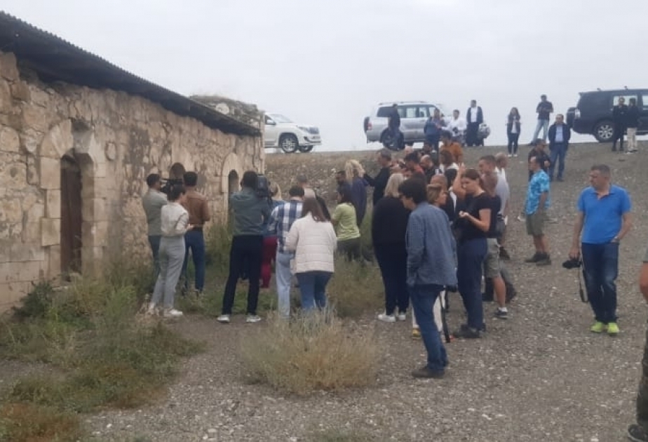 International travelers visit Azerbijan’s Khojavand and Fuzuli districts