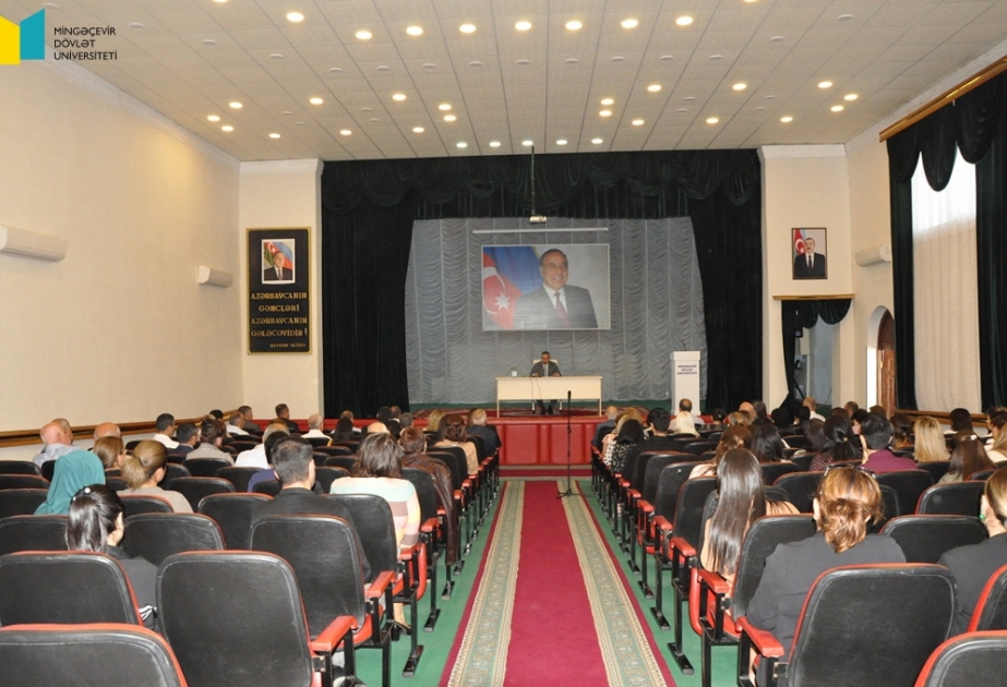 Mingəçevir Dövlət Universitetində yeni tədris ilinin başlanması münasibətilə görüşlər keçirilib