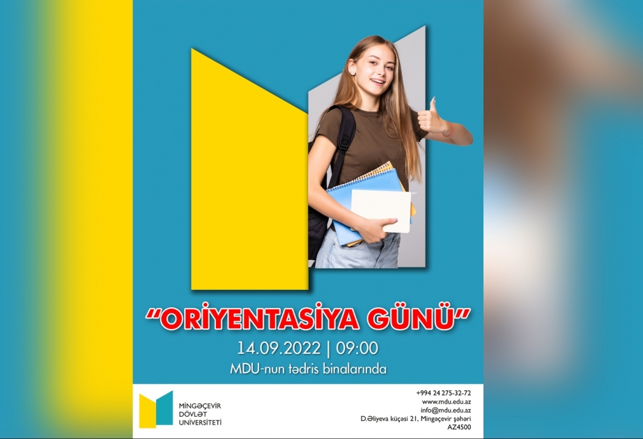 Mingəçevir Dövlət Universitetində “Oriyentasiya günü” keçiriləcək