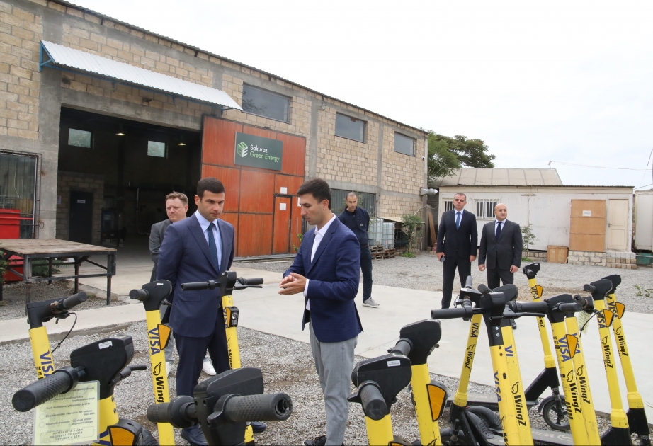 KOBİA-nın rəhbərliyi skuter və “Green Energy” zavodlarında olub