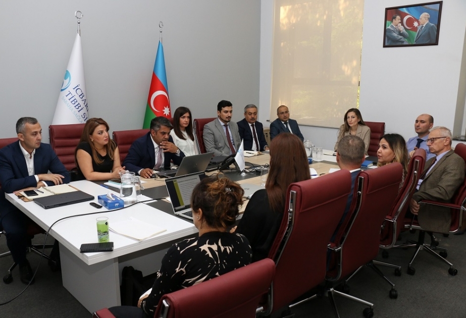 “Azərbaycanda icbari tibbi sığorta mexanizmlərinin gücləndirilməsi” tvininq layihəsinin birinci komponenti üzrə görüş keçirilib