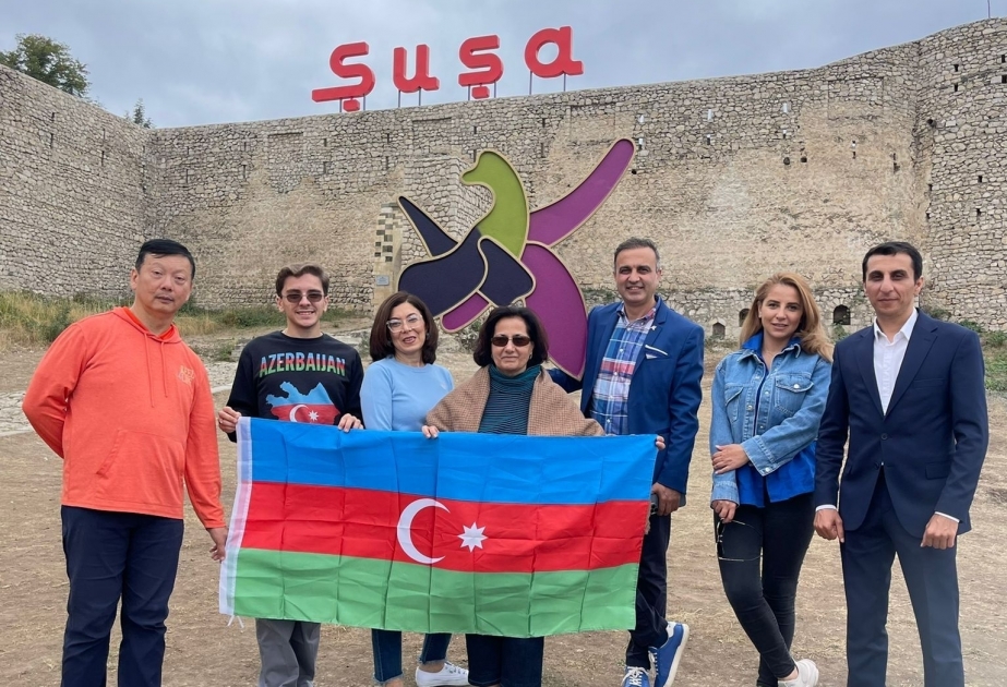 Delegación de la Sociedad Americana-azerbaiyana realiza una visita a Shusha