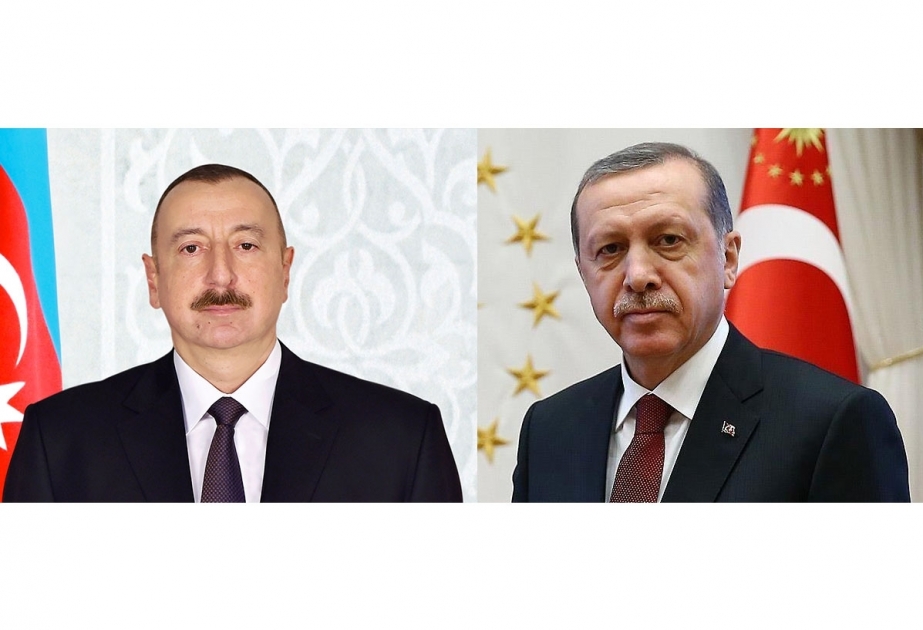 Präsiddent Recep Tayyip Erdogan telefoniert mit Präsident Ilham Aliyev