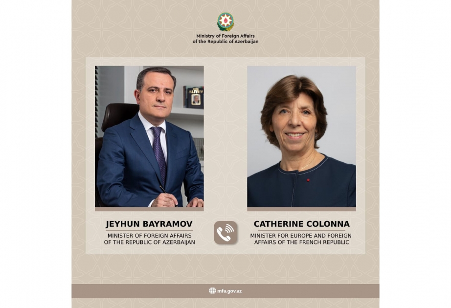 Ceyhun Bayramov fransalı həmkarını Ermənistanın növbəti təxribatı barədə məlumatlandırıb