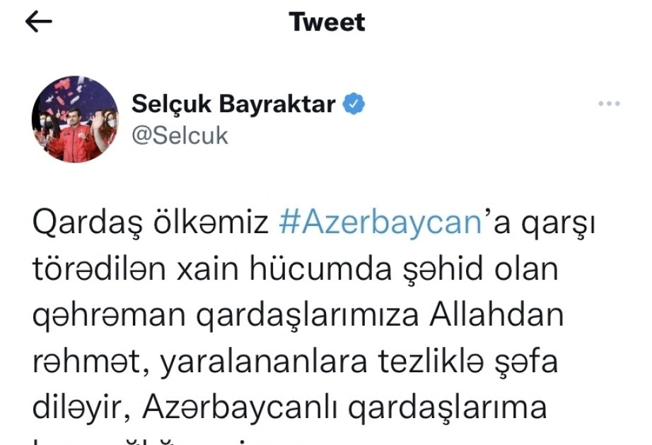 Selcuk Bayraktar: We are united, we are together!