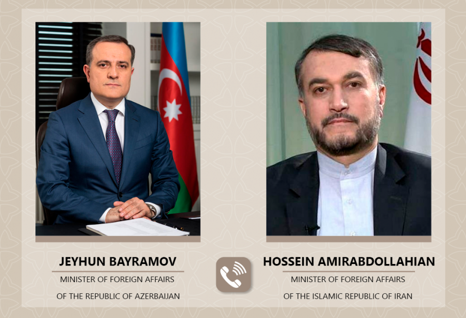 Los Cancilleres de Azerbaiyán e Irán mantienen una conversación telefónica