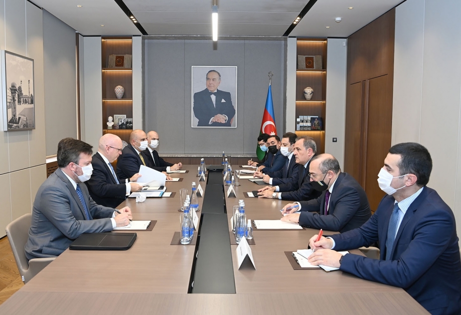 Azərbaycanın xarici işlər naziri ABŞ Dövlət Departamentinin Qafqaz danışıqları üzrə baş müşaviri ilə görüşüb