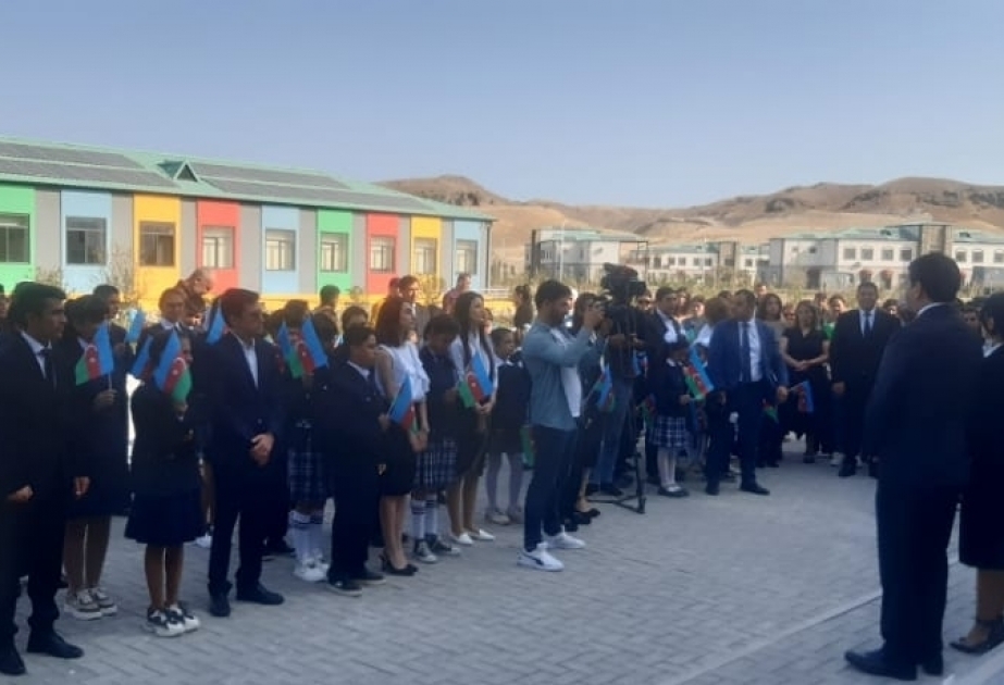 La campana sonó por primera vez en 29 años en la escuela secundaria del pueblo de Aghali, en el distrito de Zangilan