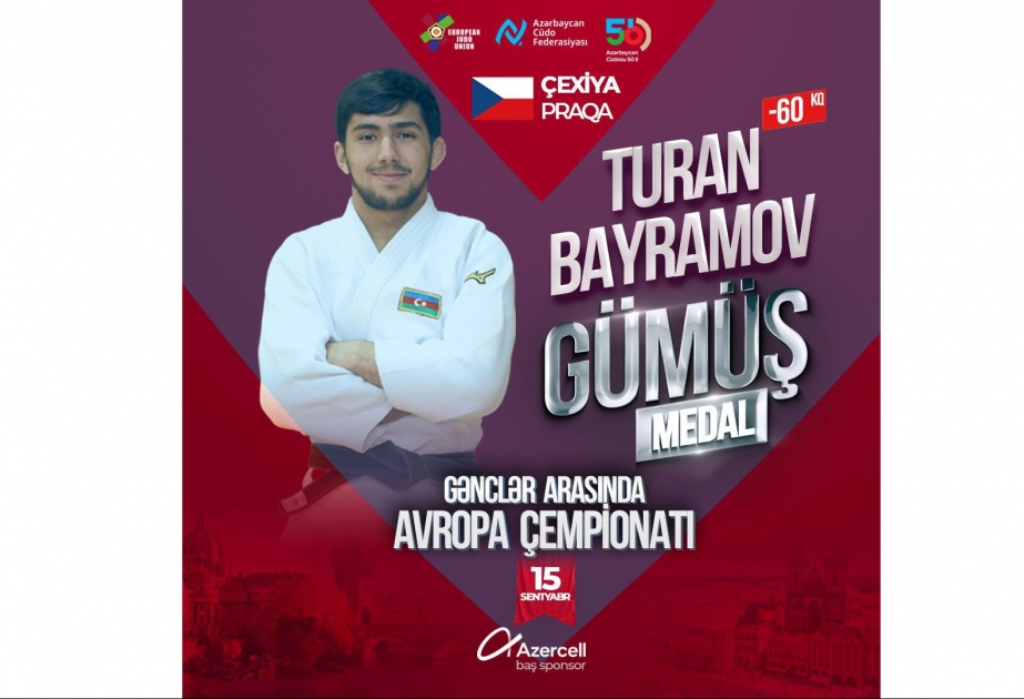 Cüdoçumuz Turan Bayramov Avropa çempionatında gümüş medal qazanıb
