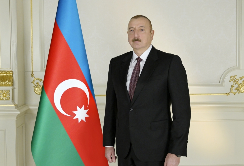 Le président azerbaïdjanais partage une publication relative à la victoire du Qarabag face au FC Nantes