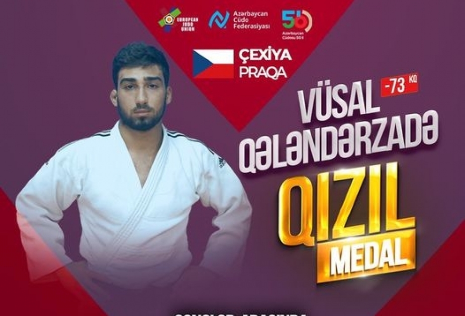 Cüdoçumuz Vüsal Qələndərzadə Avropa çempionatının qalibi adına layiq görülüb