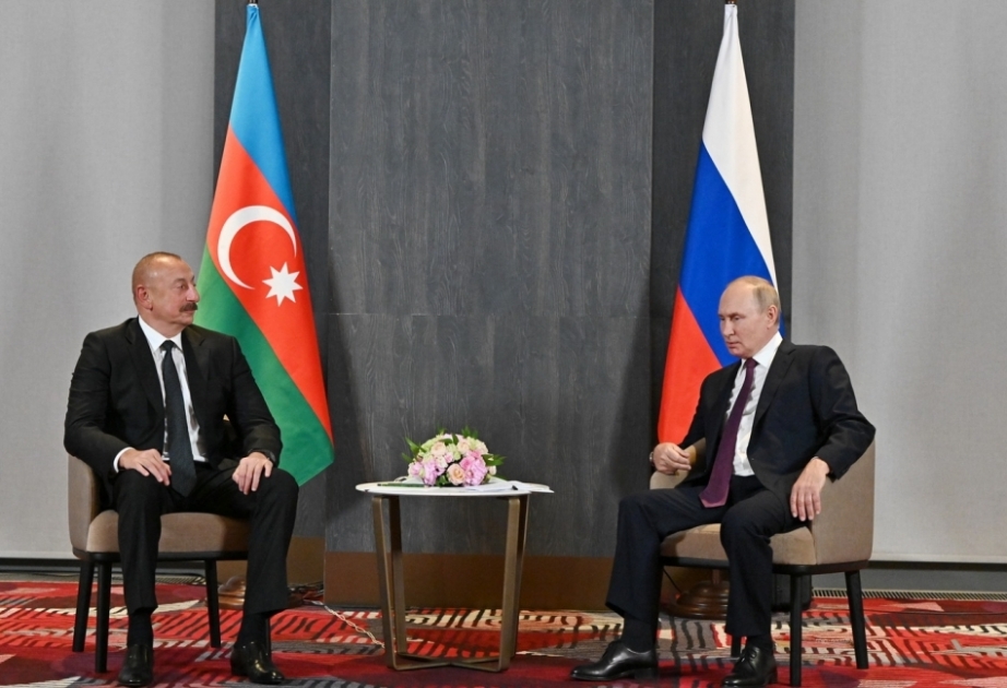 Vladimir Putin: Rusiya ilə Azərbaycan arasında ikitərəfli münasibətlər çox uğurla inkişaf edir