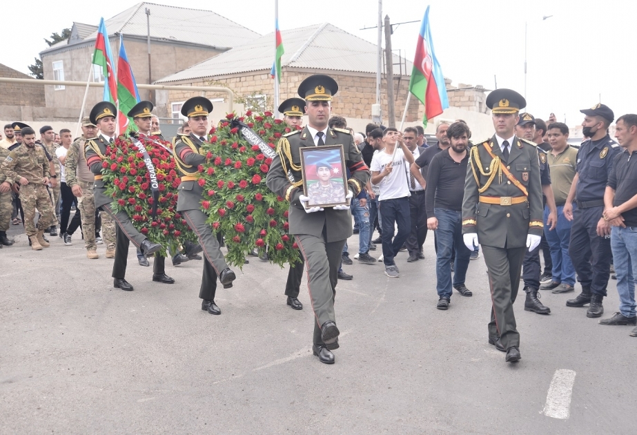 В Гарадагском районе похоронен шехид Фарид Гулиев