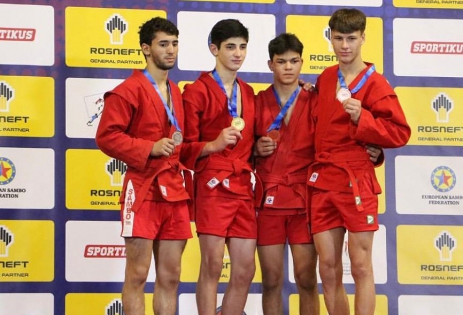 Yeniyetmə və gənc samboçularımız Avropa birinciliyində 6 medal qazanıblar