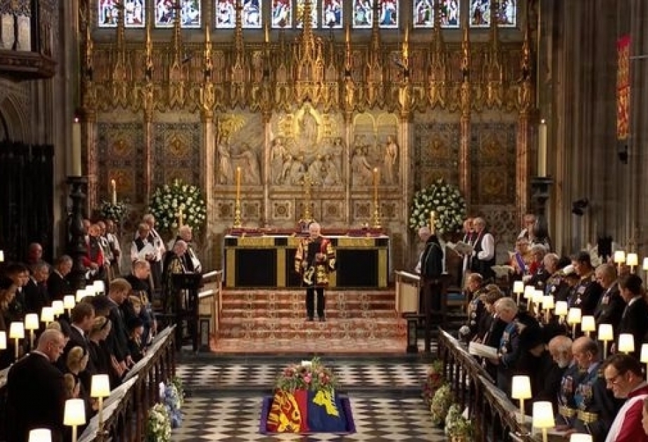 Queen's casket lowered into Royal Vault - where she is reunited with Philip
