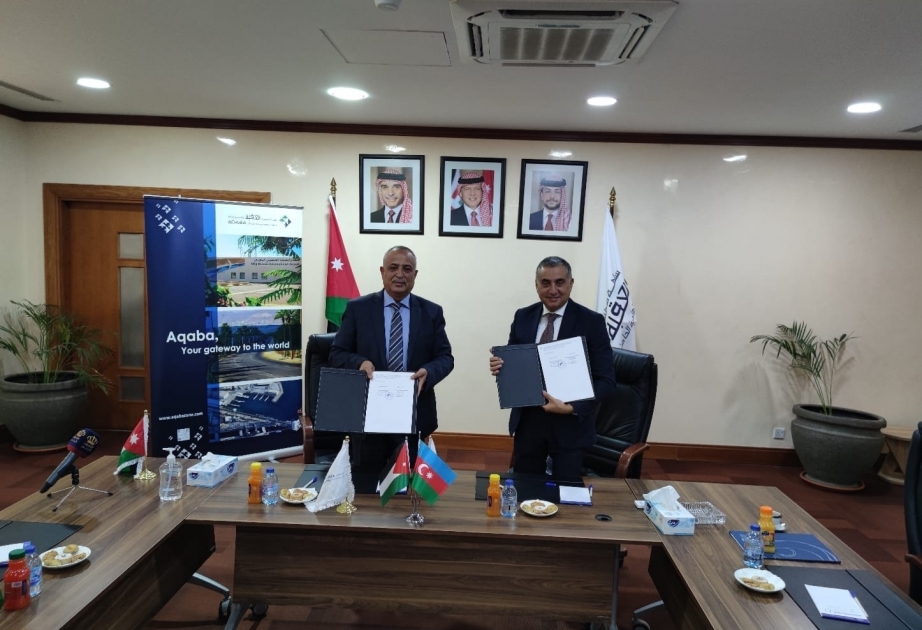 Las zonas económicas de Azerbaiyán y Jordania firman un memorando de entendimiento
