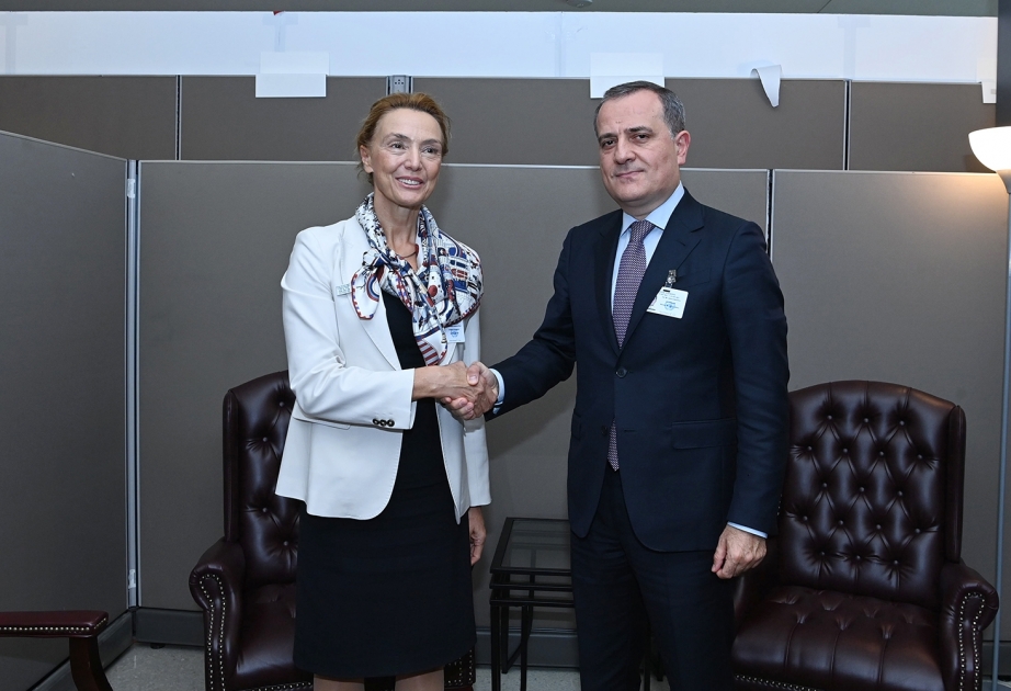 Xarici işlər naziri Ceyhun Bayramov Avropa Şurasının Baş katibi Mariya Peyçinoviç Buriç ilə görüşüb