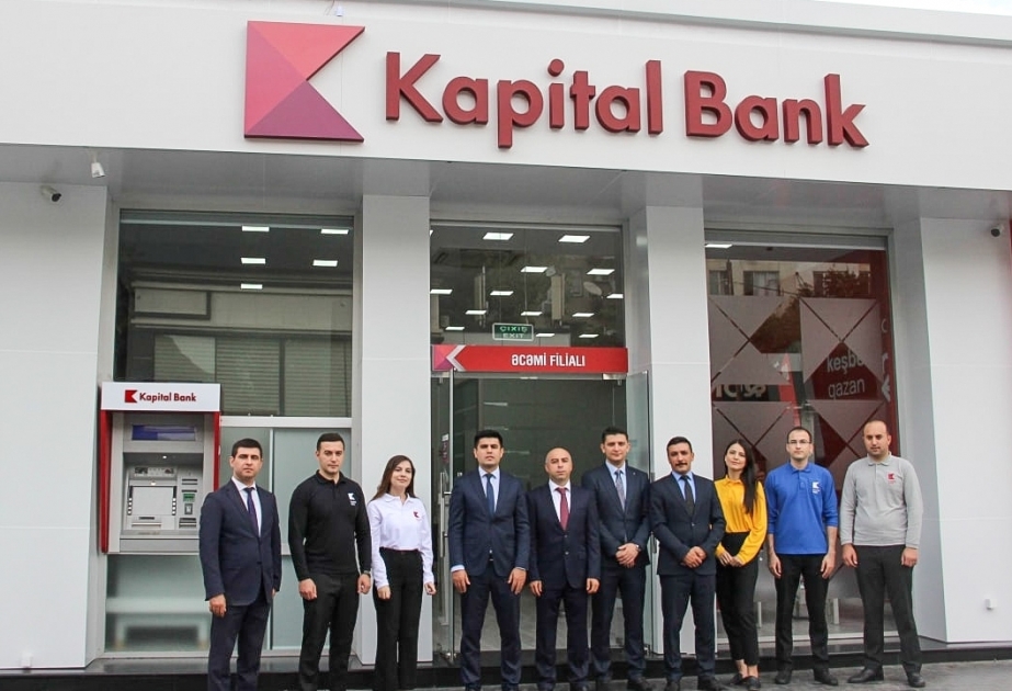 ®  “Kapital Bank” yeni konsepsiyaya malik “Əcəmi” filialını istifadə verib