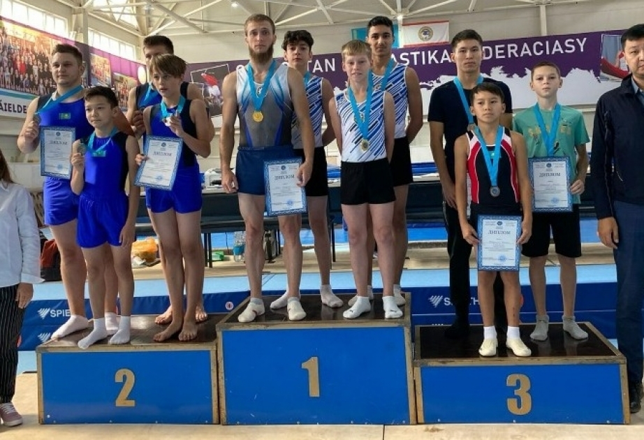 Azərbaycan gimnastları açıq Qazaxıstan çempionatında 5 medal qazanıblar