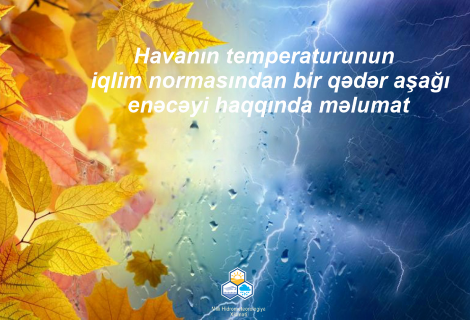 Sinoptiklərdən xəbərdarlıq: Bəzi yerlərdə leysan, yüksək dağlıq ərazilərdə isə sulu qar yağacaq